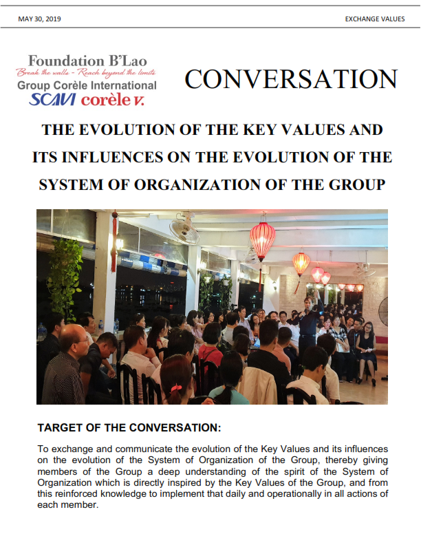 Newsletter of Conversation Event   Key Values   Eng_001
