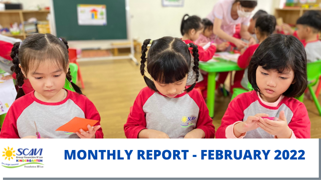 Monthly Report from B'Lao Kindergarten, February 2022